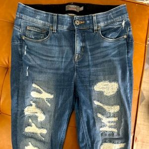 Torrid premium stretch jeans! Very forgiving and cute
